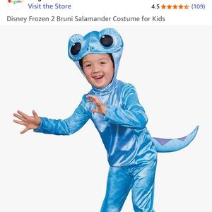 Disney Frozen Bruni Salamander Kids Costume - Light Blue